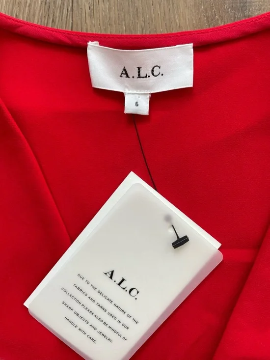 A.L.C. Leslie Dress - Garnet - Picture 15 of 15